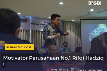 motivator perusahaan terbaik rifqi hadziq