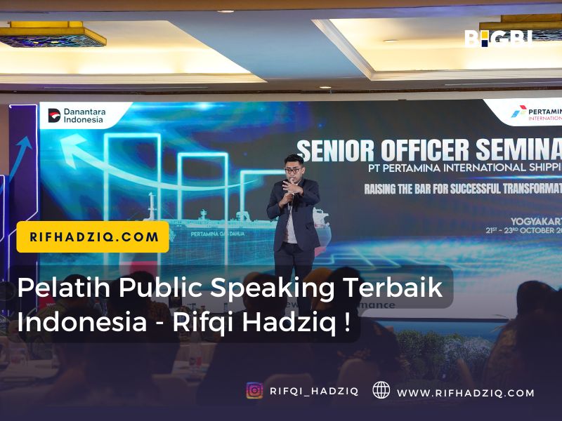 pelatih public speaking terbaik rifqi hadziq